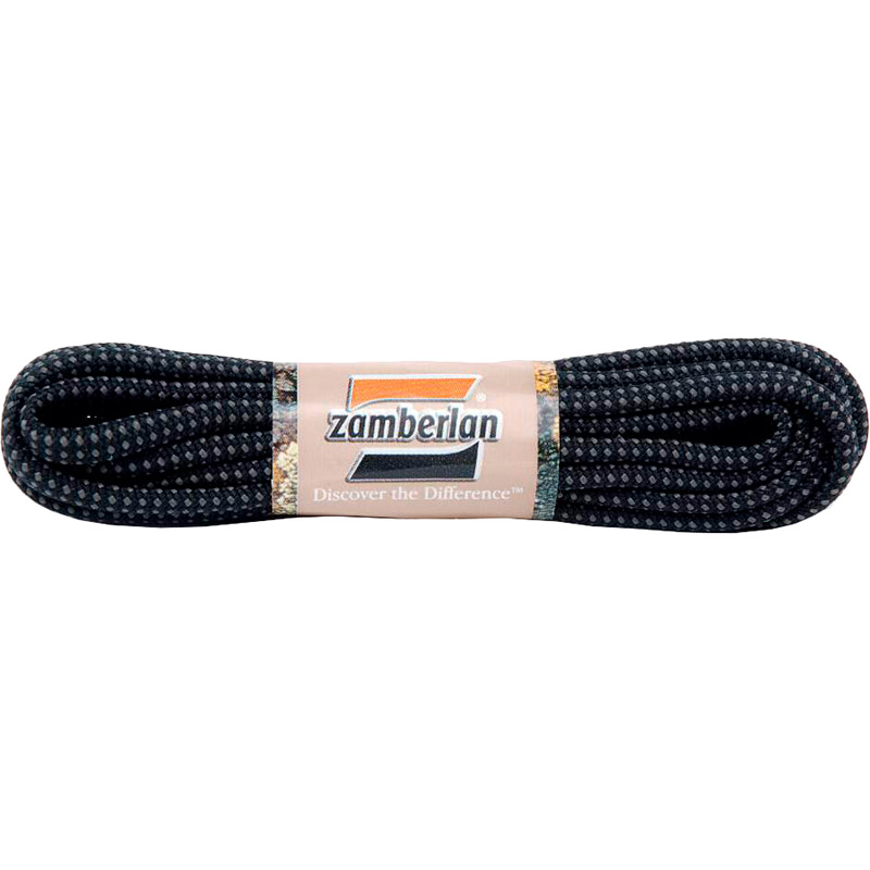 Шнурки ZAMBERLAN LACES 081 125 см Black/Grey (006.2777)