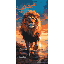 Картина по номерам ARTCRAFT Царь зверей 40х80 см (11544-AC)