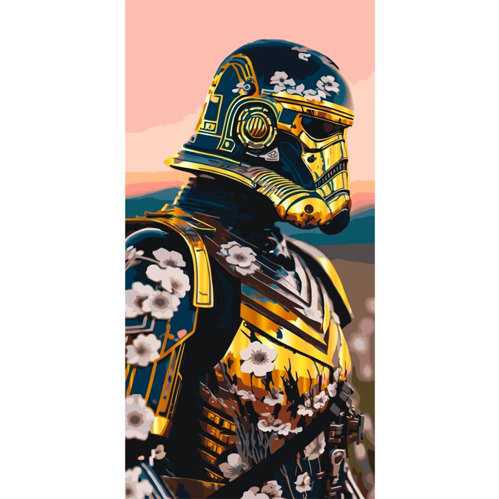 Картина по номерам ARTCRAFT Штурмовик арт с металлизированными красками 40х80 см (16087-AC)