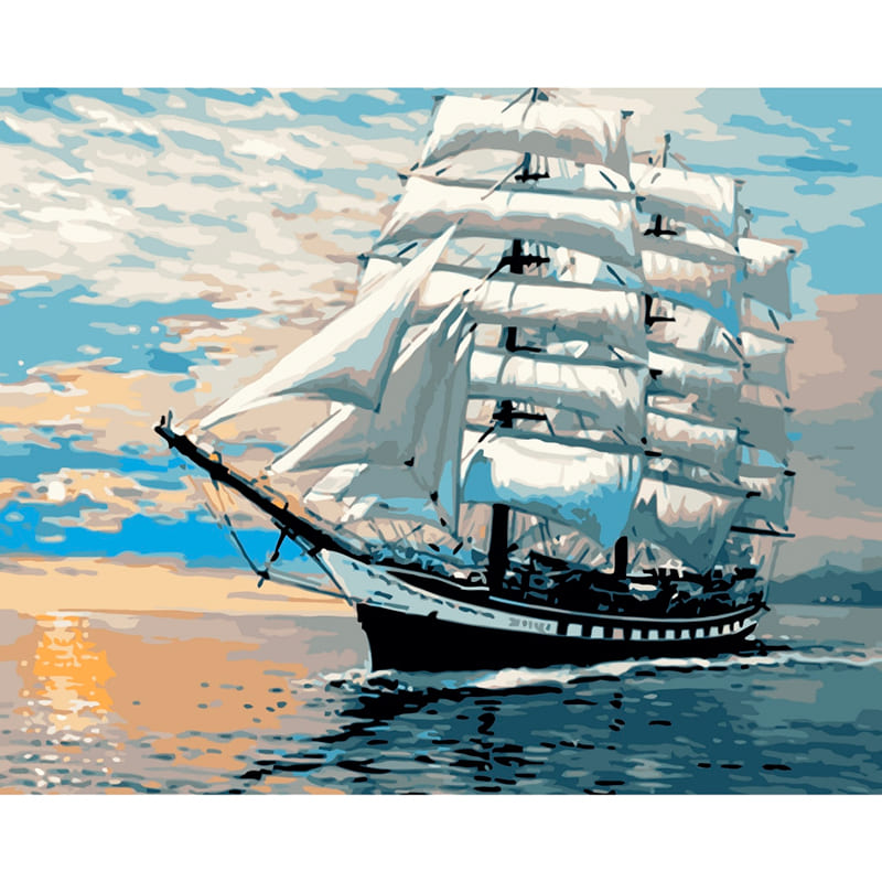 Картина по номерам ARTCRAFT Белые паруса 40 х 50 см (10613-AC)