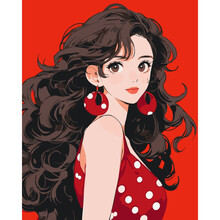 Картина по номерам ARTCRAFT Anime girl 40х50 см (10132-AC)