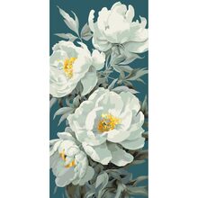 Картина по номерам ARTCRAFT Белые пионы 40 х 80 см (13093-AC)