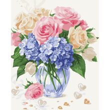 Картина по номерам ARTCRAFT Романтические цветы 40 х 50 см (13094-AC)