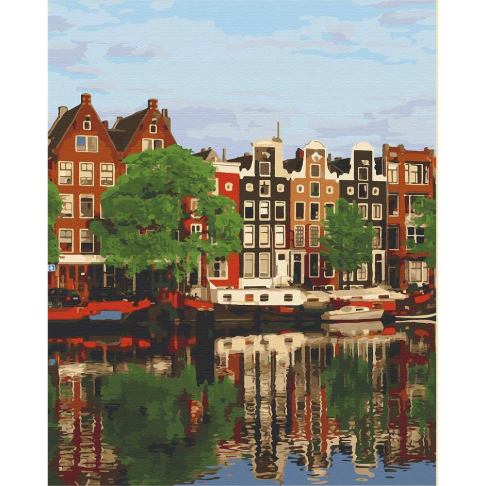 Картина по номерам ARTCRAFT Цветной Амстердам 40 x 50 см (11227-AC)