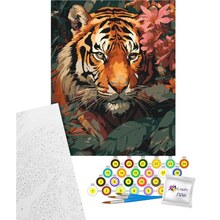 Картина по номерам ARTCRAFT Хищник в кустах 40 x 50 см (11706-AC)