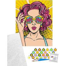Картина по номерам ARTCRAFT Wow girl 40х50 см (504024-NC)