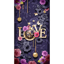 Картина за номерами STRATEG Love Flowers 50х25см (WW240)