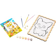 Картина по номерам PUZZLEOK Корги 29 х 21 см (Puz-22941)