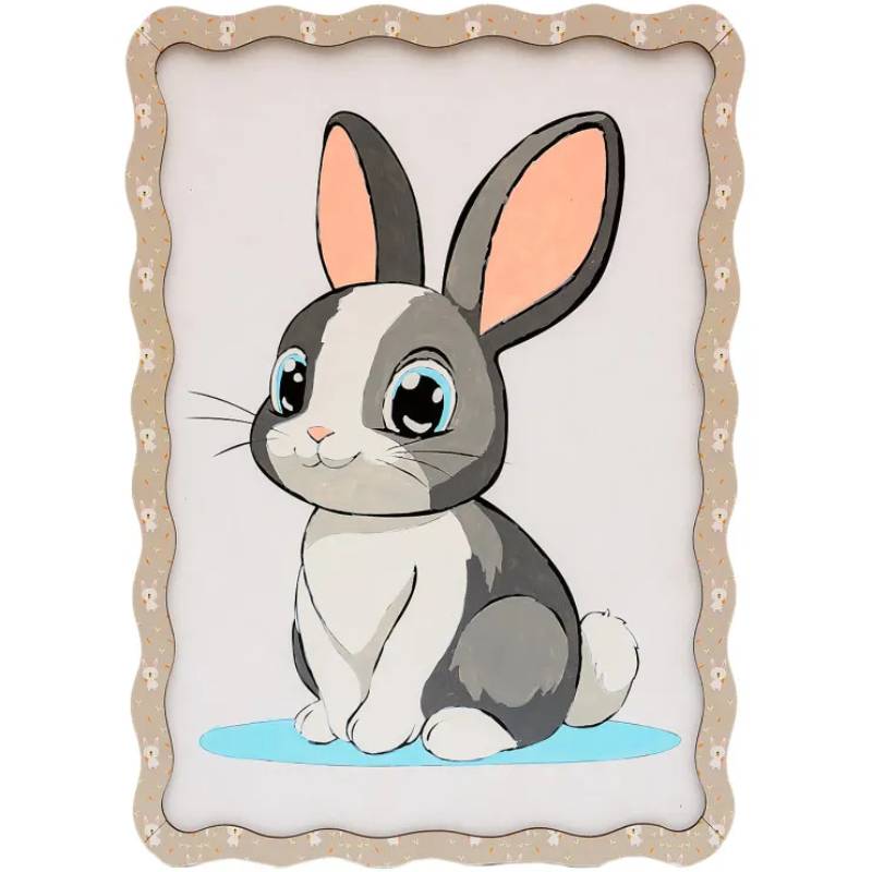 Картина по номерам PUZZLEOK Зайчик 29 х 21 см (Puz-22944) Сюжет  животные
