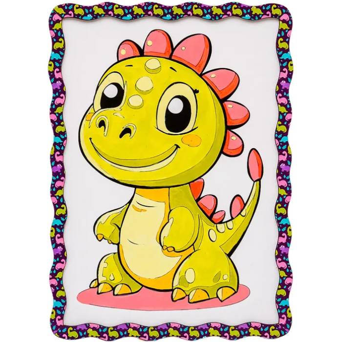 Картина по номерам PUZZLEOK Динозаврик 29 х 21 см (Puz-22946) Сюжет  животные