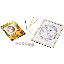 Картина по номерам PUZZLEOK Ёжик 29 х 21 см (Puz-22947)
