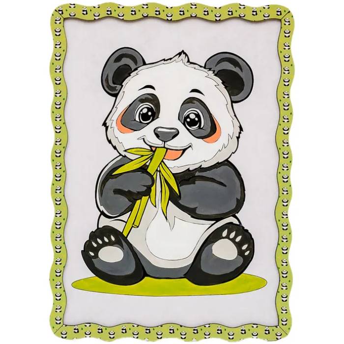 Картина за номерами PUZZLEOK Панда 29 х 21 см (Puz-22948) Розмір картини 29 x 21