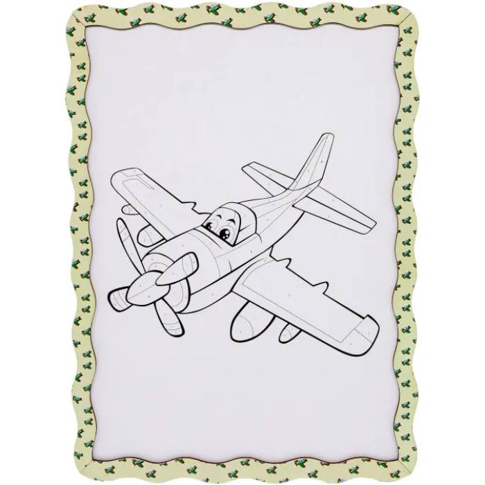 Картина по номерам PUZZLEOK Самолет А4 (Puz-22953) Сюжет  космос, авиация