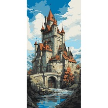 Картина за номерами ARTCRAFT Казковий замок 40 х 80 (11067-AC)