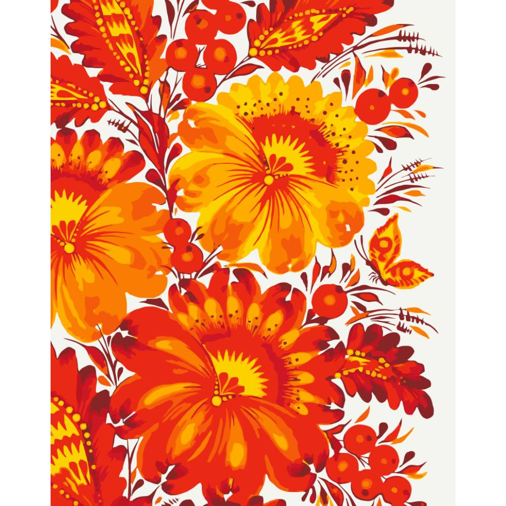 Картина по номерам ARTCRAFT Петриковский мотив 40х50 см (13168-AC)