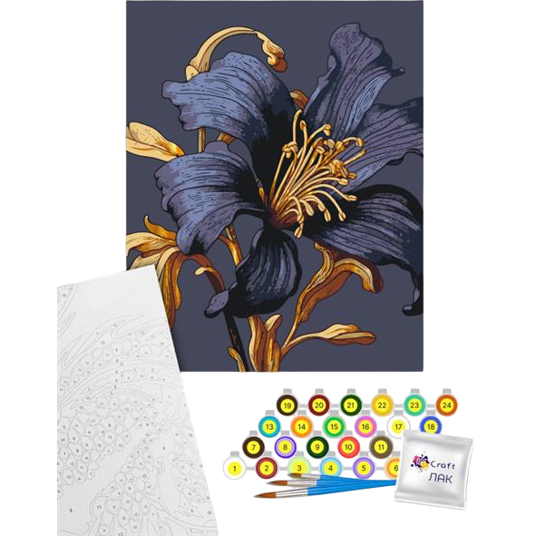 ARTCRAFT Таємнича лілія 40 x 50 см (13151-AC) Сюжет  квіти