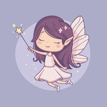 Картина за номерами ARTCRAFT Фея Еллі та чарівна паличка 30х30 см (15650-AC)