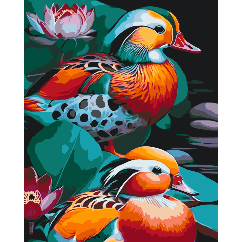 Картина по номерам ARTCRAFT Утки мандаринки 40х50 см (11717-AC)