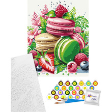 Картина за номерами ARTCRAFT Ягідний десерт "Макаруни" 40х50 см (12048-AC)