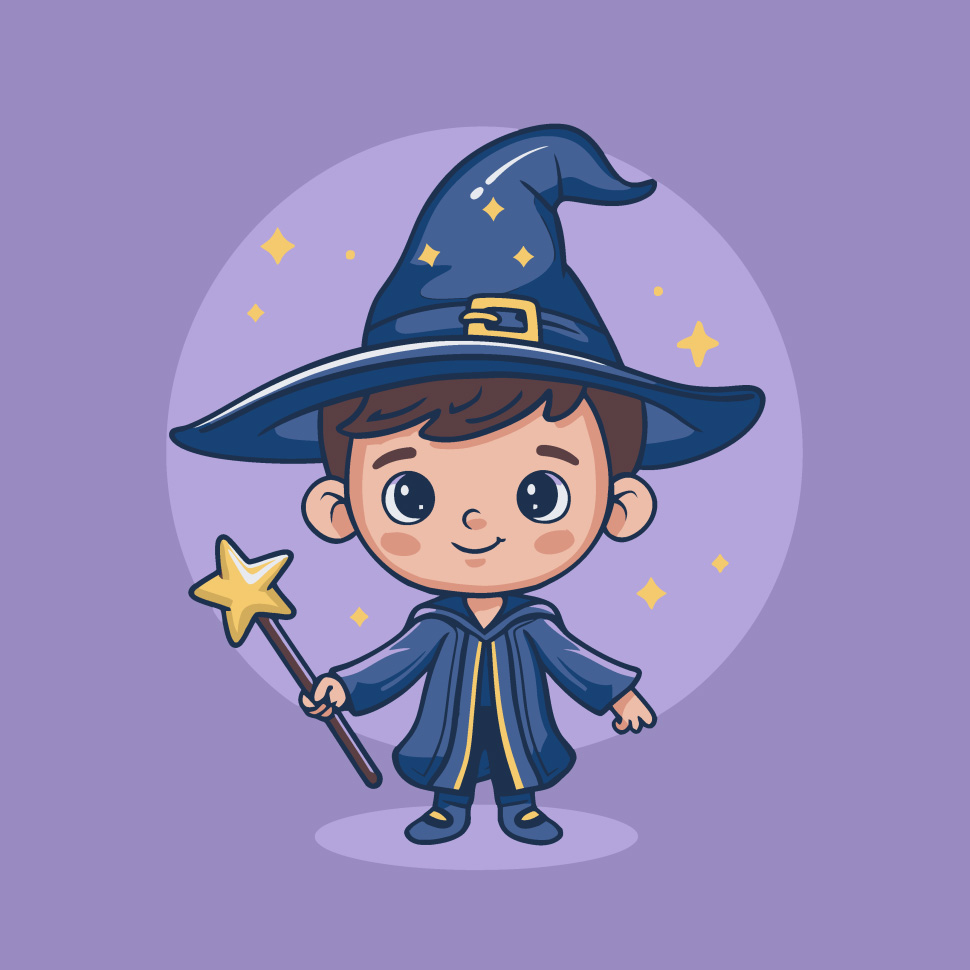 Картина по номерам ARTCRAFT Мальчик с волшебными мечтами 30х30 см (15652-AC)