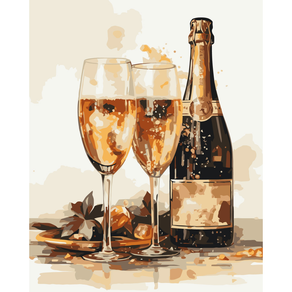 Картина по номерам ARTCRAFT Игристое на двоих 40х50 см (12046-AC)