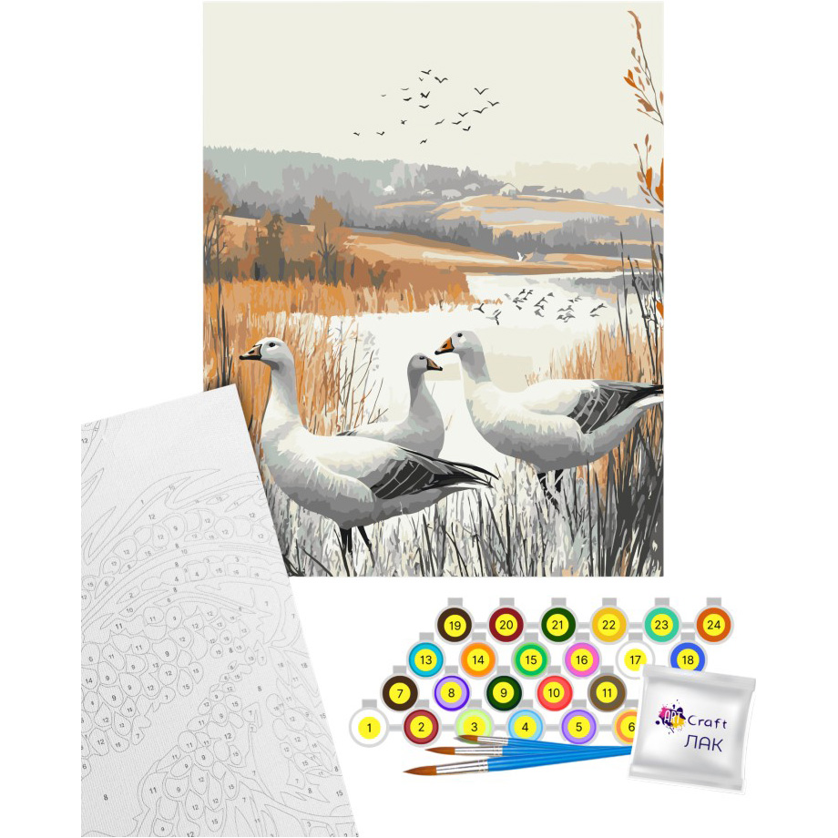 Картина за номерами ARTCRAFT Осінні тіні 40х50 см (11578-AC) Сюжет  тварини