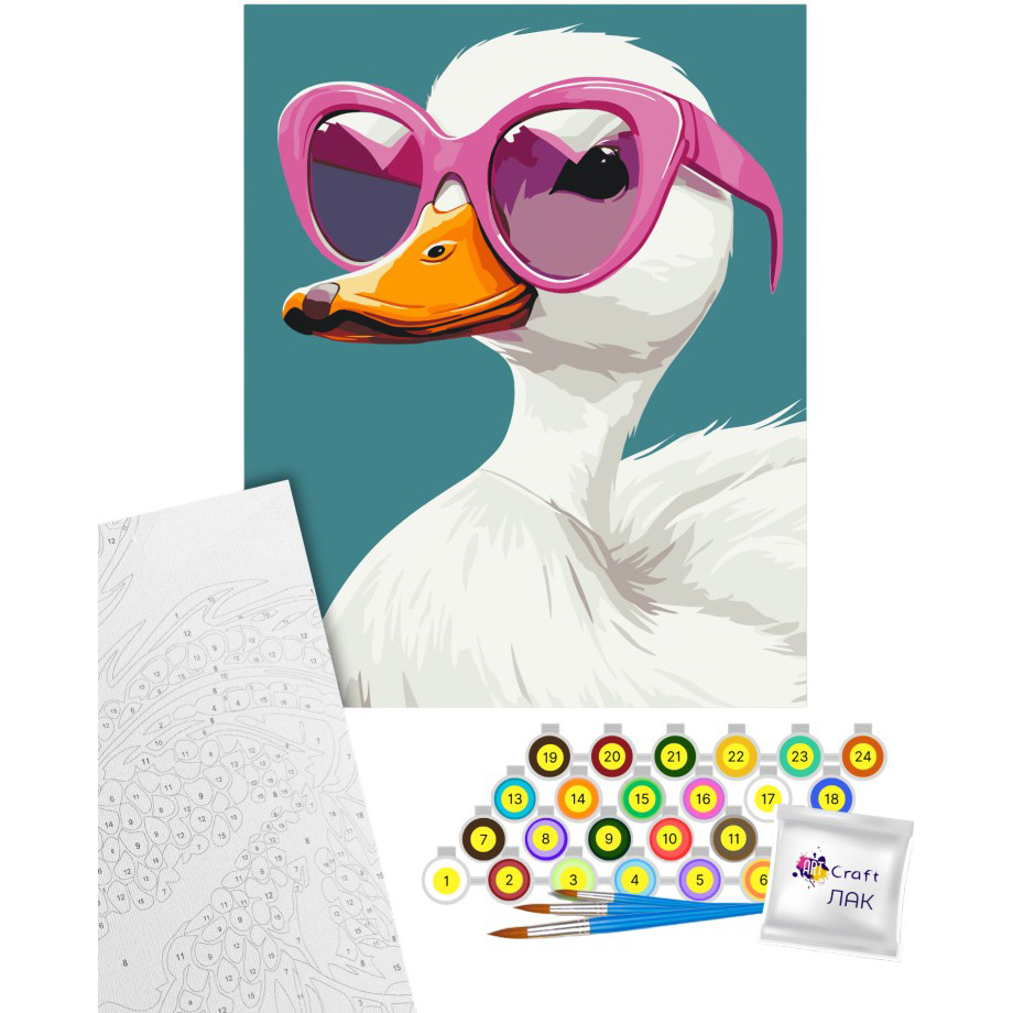 Картина по номерам ARTCRAFT Прекрасный утенок 40х50 см (11713-AC) Сюжет  животные