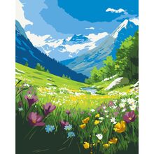 Картина по номерам ARTCRAFT Альпийская весна 40 х 50 см (11075-AC)