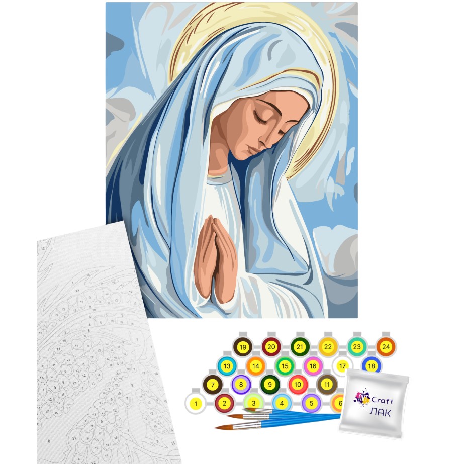 Картина по номерам ARTCRAFT Молитва 40 х 50 см (10192-AC) Сюжет  люди на картине