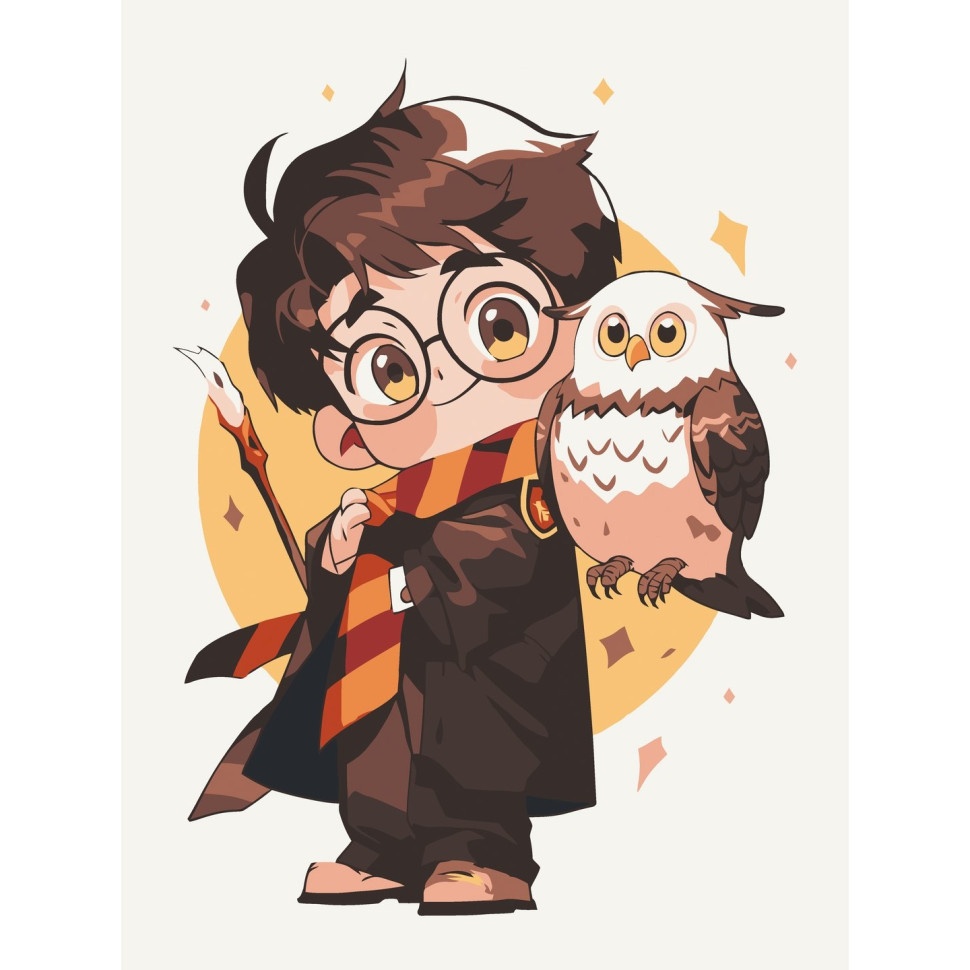 Картина за номерами ARTCRAFT Гаррі та Гедвіга 30 х 40 см (15594-AC)