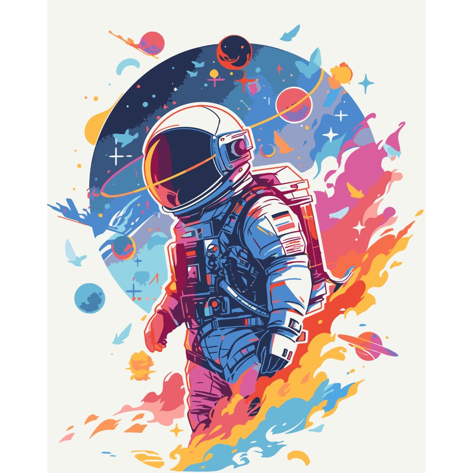 Картина по номерам ARTCRAFT Космический исследователь 40 х 50 см (16511-AC)