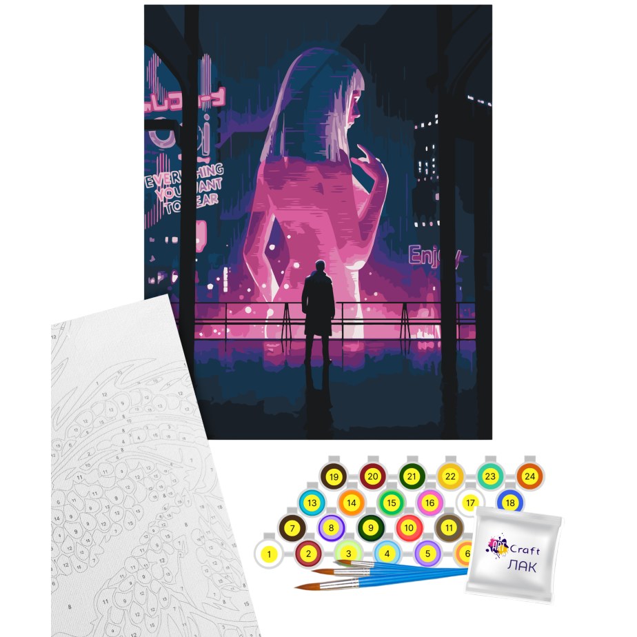 Картина по номерам ARTCRAFT Голографичная Джой 40 х 50 см (16171-AC) Сюжет  фэнтези