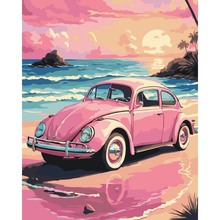 Картина за номерами ARTCRAFT Рожевий жук 40 х 50 см (12515-AC)