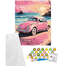 Картина за номерами ARTCRAFT Рожевий жук 40 х 50 см (12515-AC)