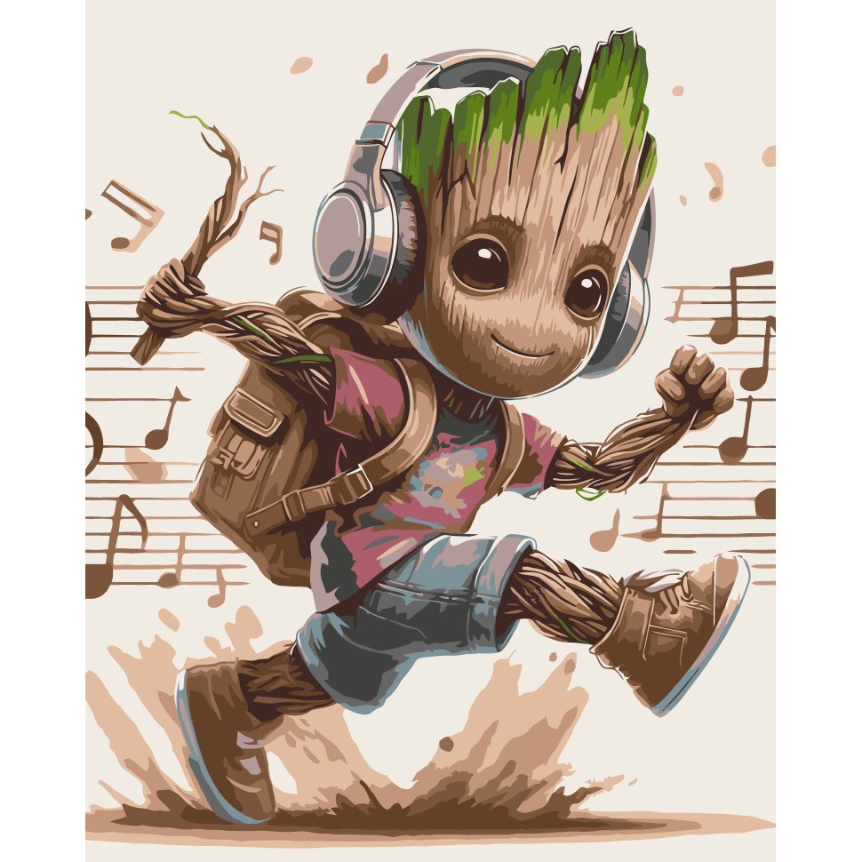 Картина за номерами ARTCRAFT Музичний Грут 40 х 50 см (16521-AC)