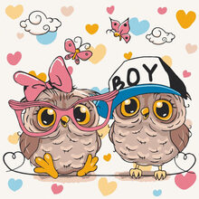 Картина по номерам ARTCRAFT Пара совят 30х30см (15559-AC)