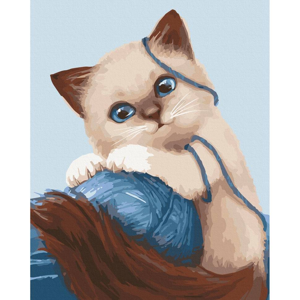 Картина за номерами ARTCRAFT Грайливий кошеня 30х40 см (11673-AC)