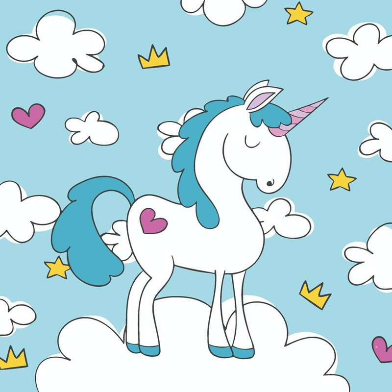 Картина по номерам ARTCRAFT Очаровательная единорожка 30х30 см (15574-AC)