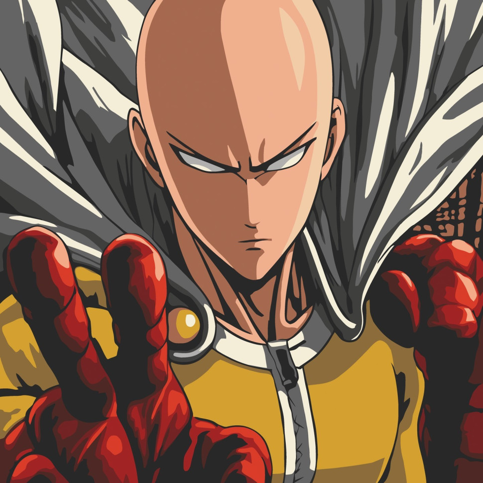 Картина по номерам ARTCRAFT "One-Punch Man" 40*40 см (16083-AC)