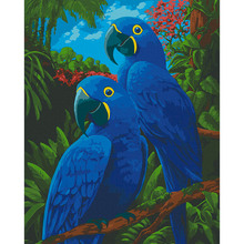 Картина по номерам ARTCRAFT Голубые ары 40 x 50 см (11639-AC)