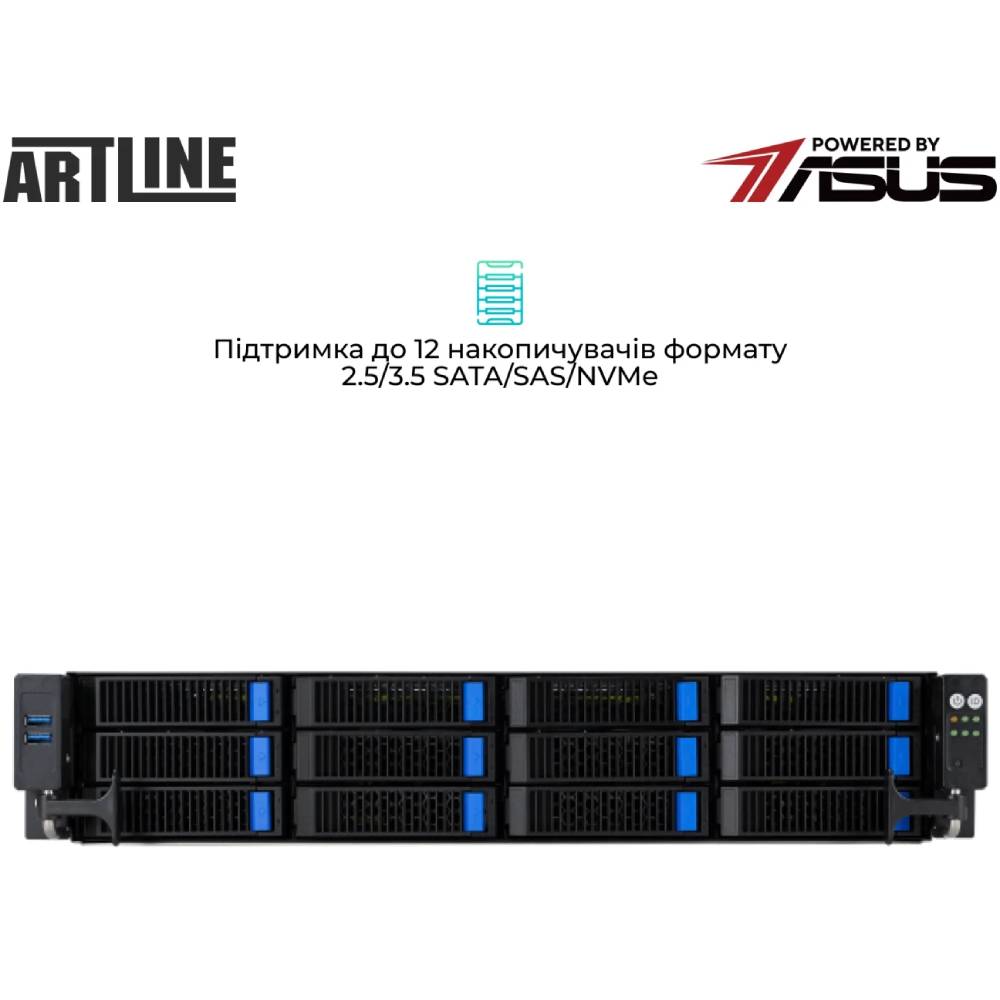 Сервер ARTLINE Business R84 (R84v04) Модель процесора 9654