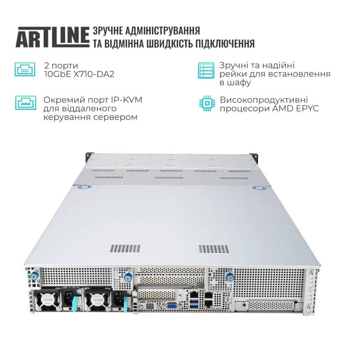 Зовнішній вигляд Сервер ARTLINE Business R84 (R84v06)