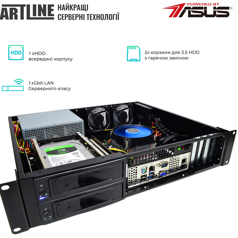 Сервер ARTLINE Business R13 (R13v11) Количество ядер 2