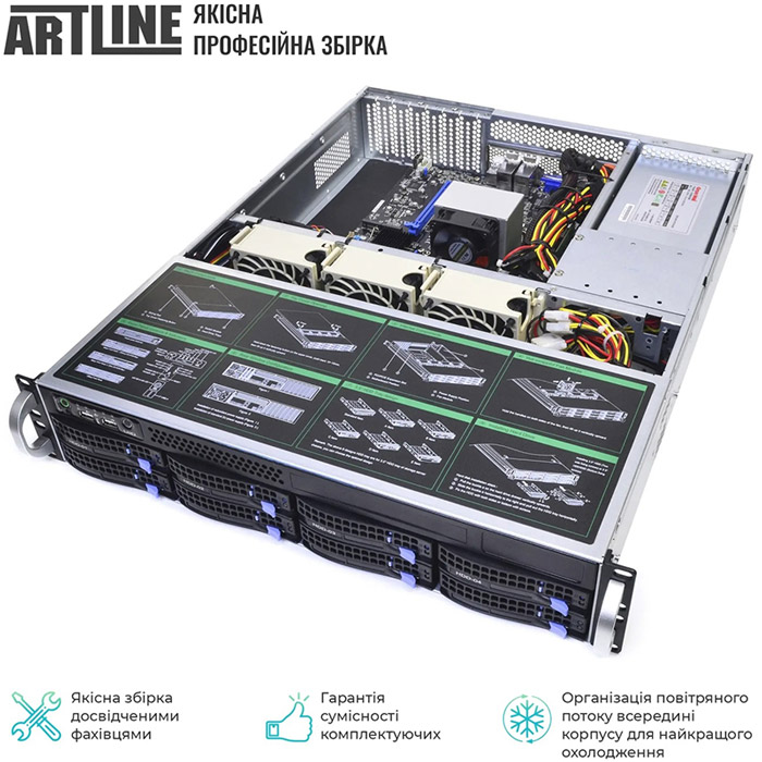 Зовнішній вигляд Сервер ARTLINE Business R36 (R36v21)