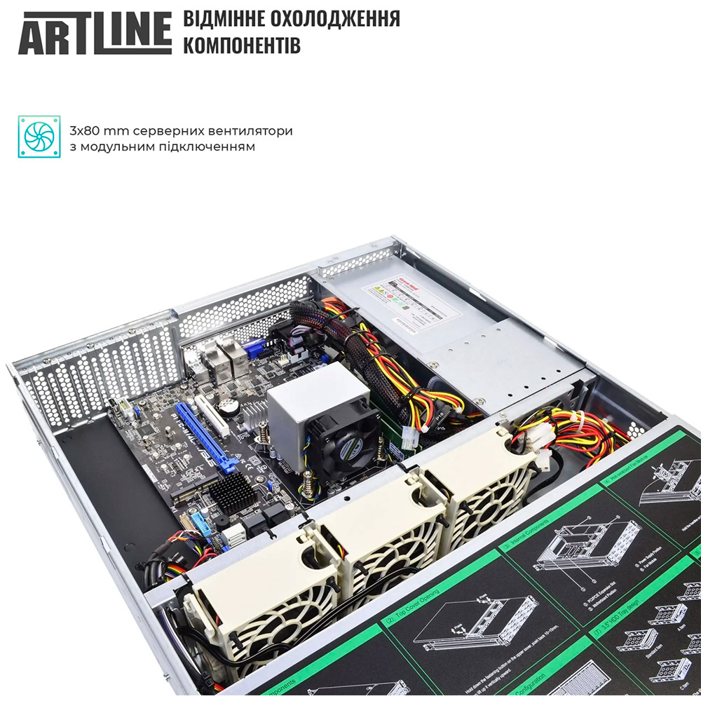 Зовнішній вигляд Сервер ARTLINE Business R36 (R36v34)