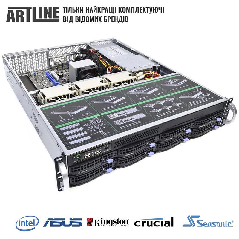 Сервер ARTLINE Business R39 (R39v23) Модель процессора 5218R