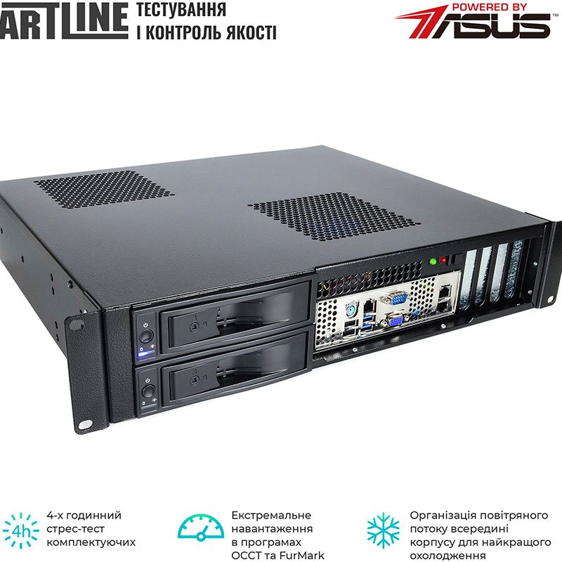 Сервер ARTLINE Business R25 (R25v16) Количество ядер 6