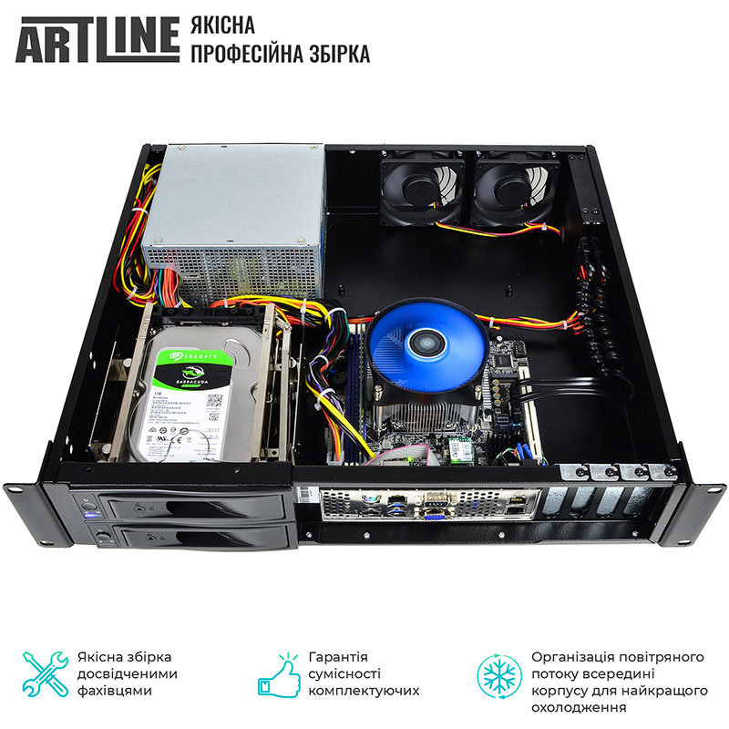 Зовнішній вигляд Сервер ARTLINE Business R25 (R25v17)