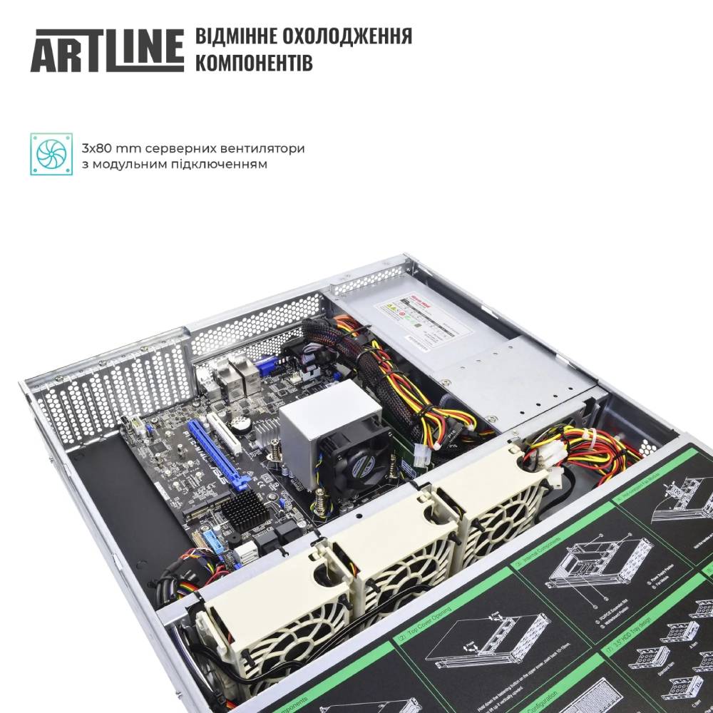 Зовнішній вигляд Сервер ARTLINE Business R38 (R38v21)