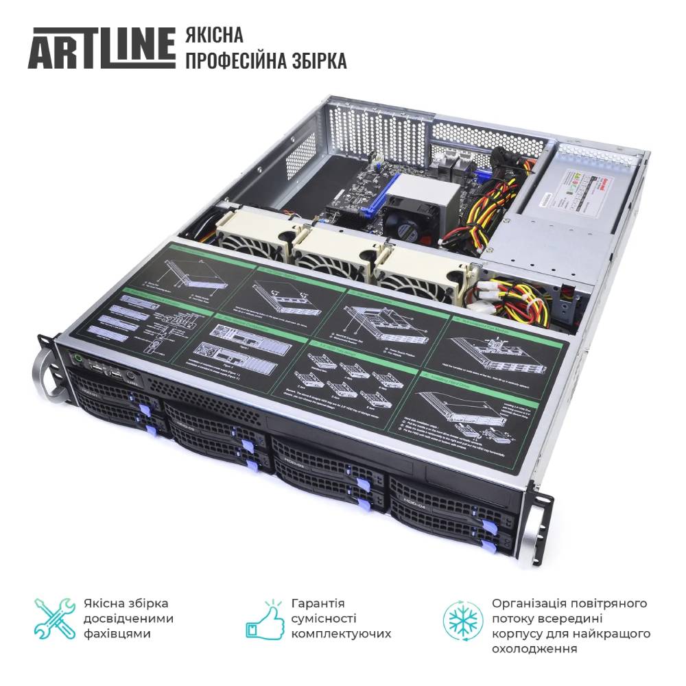 Сервер ARTLINE Business R38 (R38v21) Серия процессора AMD Ryzen 9